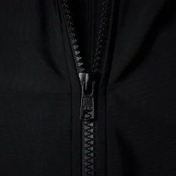 Men's Essential Long Sleeve Zip Top Black