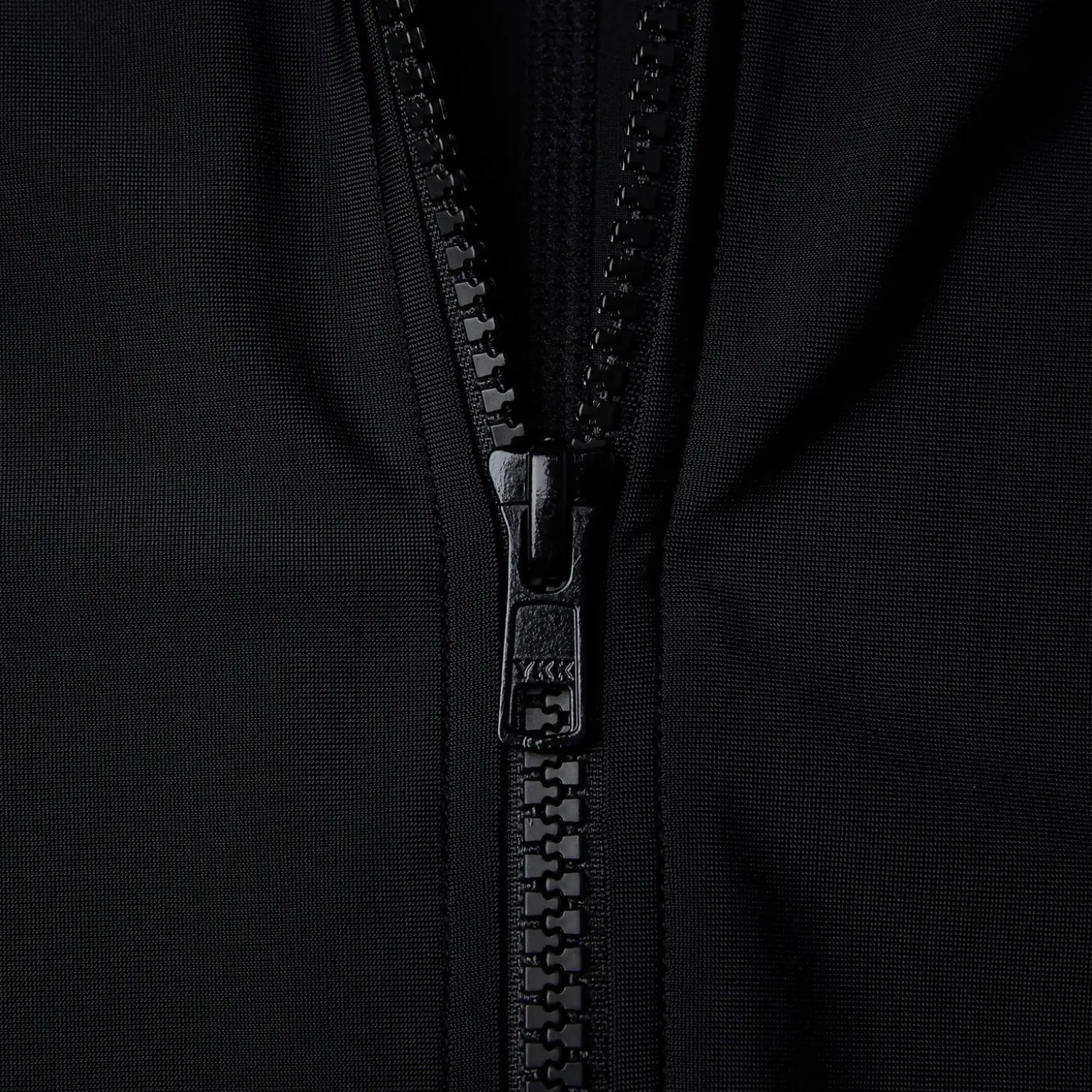 Men's Essential Long Sleeve Zip Top Black