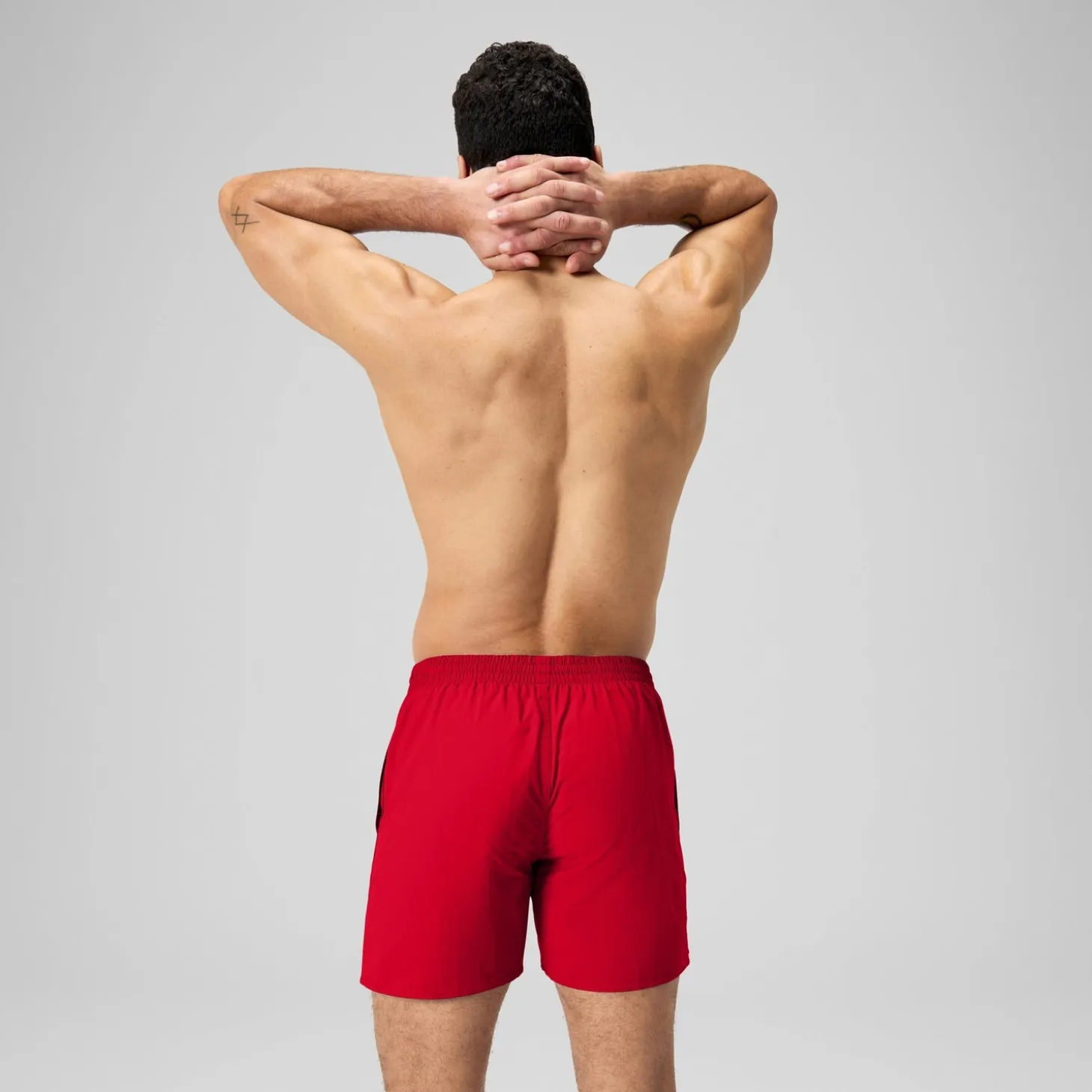 Men's Essentials 16" Swim Short Red