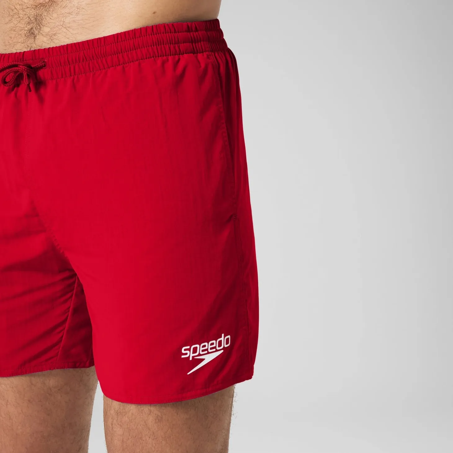 Men's Essentials 16" Swim Short Red