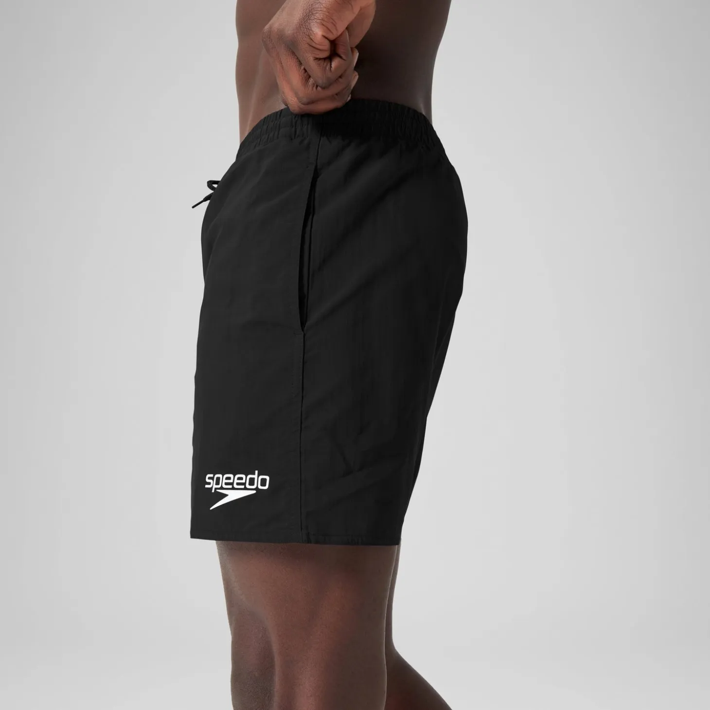 Men's Essentials 16" Swim Short Black