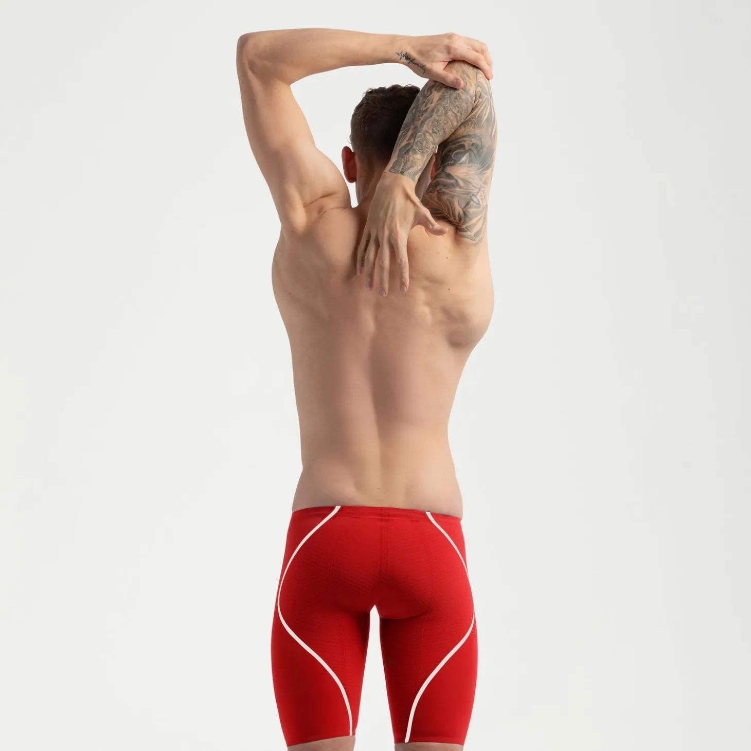 Men's Fastskin LZR Pure Intent 2.0 Jammer Red/White