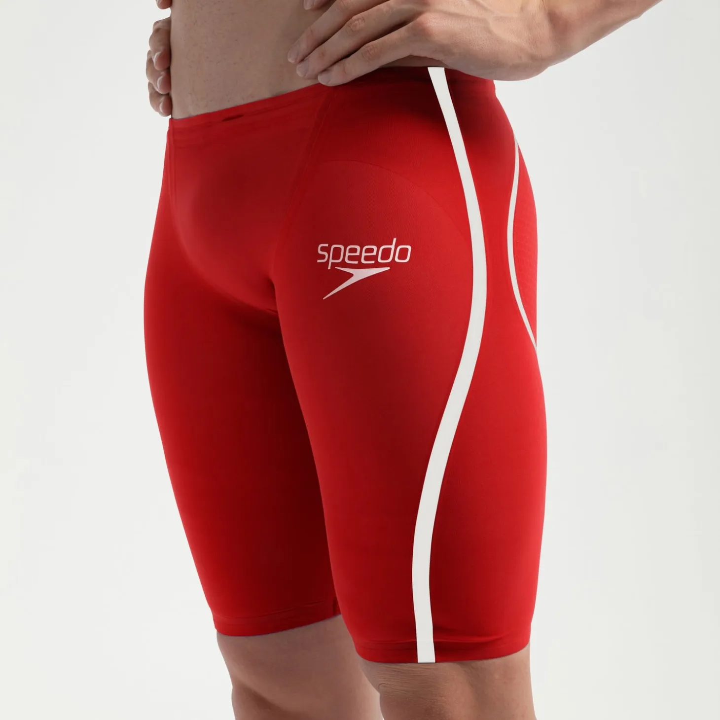Men's Fastskin LZR Pure Intent 2.0 Jammer Red/White