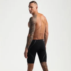 Men's Fastskin LZR Pure Intent 2.0 Backstroke Edition High Waist Jammer Black/Iridescent