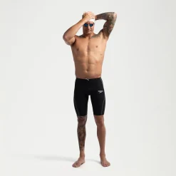 Men's Fastskin LZR Pure Intent 2.0 Backstroke Edition High Waist Jammer Black/Iridescent