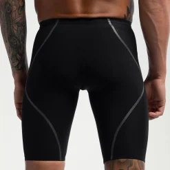 Men's Fastskin LZR Pure Intent 2.0 Backstroke Edition High Waist Jammer Black/Iridescent