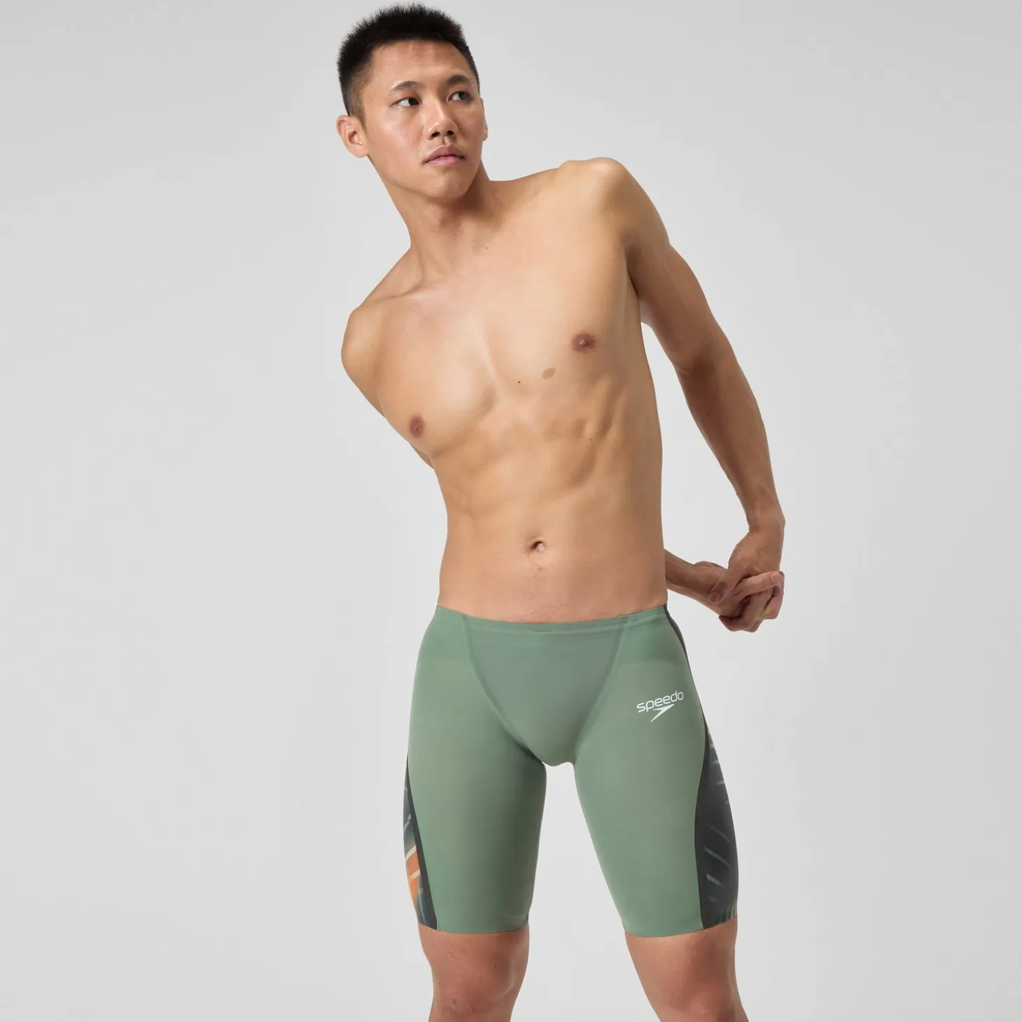 Men's Fastskin LZR Pure Intent 2.0 Jammer Green/Orange