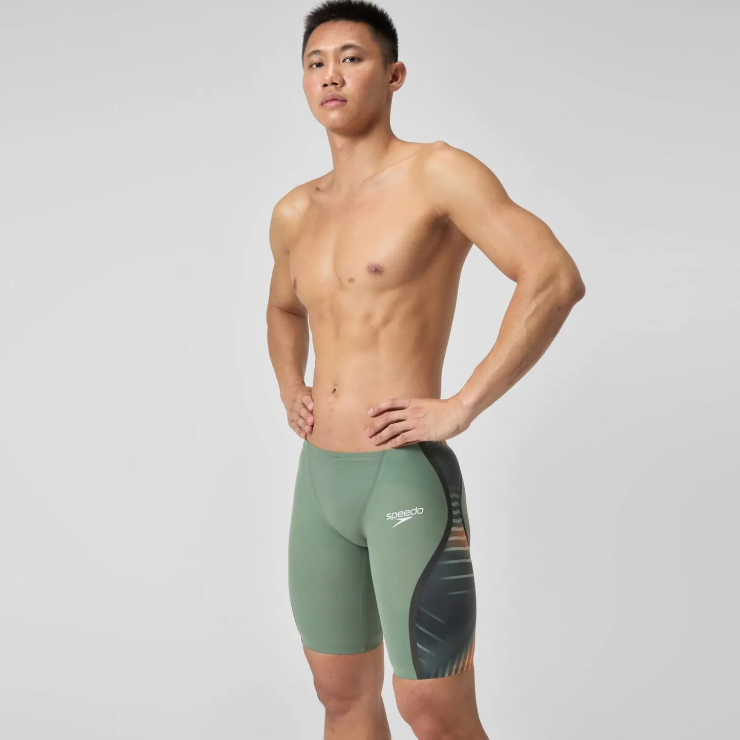 Men's Fastskin LZR Pure Intent 2.0 Jammer Green/Orange