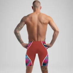 Men's Fastskin LZR Pure Intent 2.0 Jammer Red/Blue