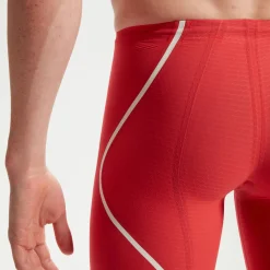 Men's Fastskin LZR Pure Intent 2.0 High Waist Jammer Red/White