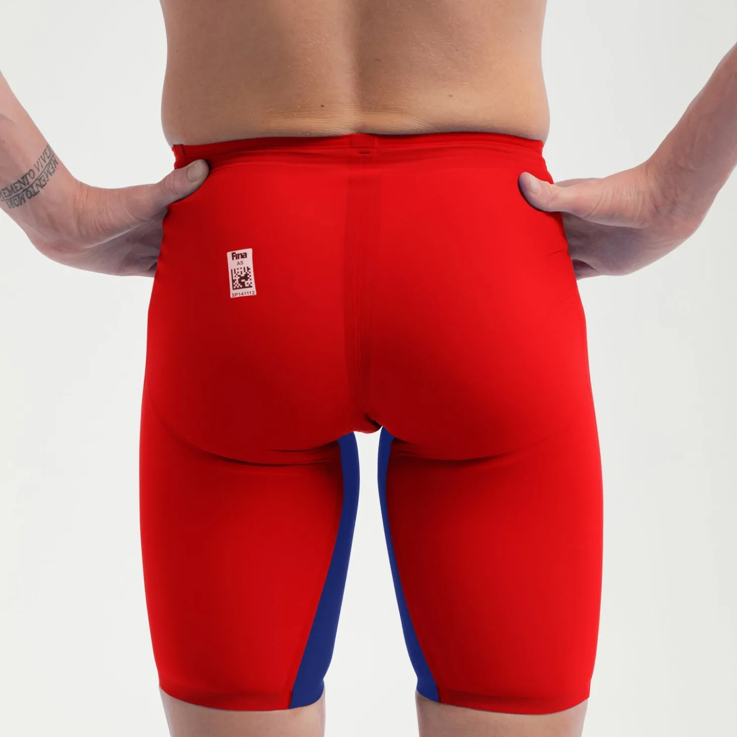 Men's Fastskin LZR Pure Valor 2.0 Jammer Red/Blue