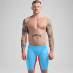 Men's Fastskin LZR Pure Valor 2.0 High Waist Jammer Blue/Red