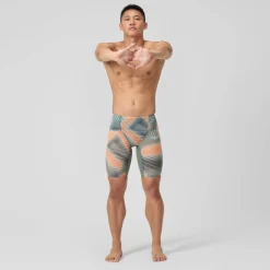 Men's Fastskin LZR Pure Valor 2.0 High Waist Jammer Green/Orange