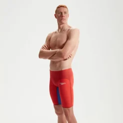 Men's Fastskin LZR Pure Valor 2.0 High Waisted Jammer Red/Blue
