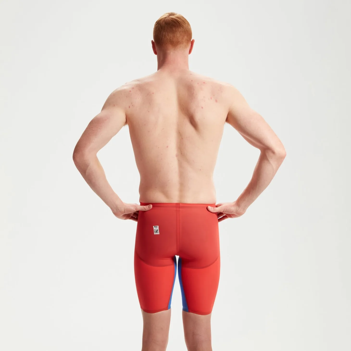 Men's Fastskin LZR Pure Valor 2.0 High Waisted Jammer Red/Blue