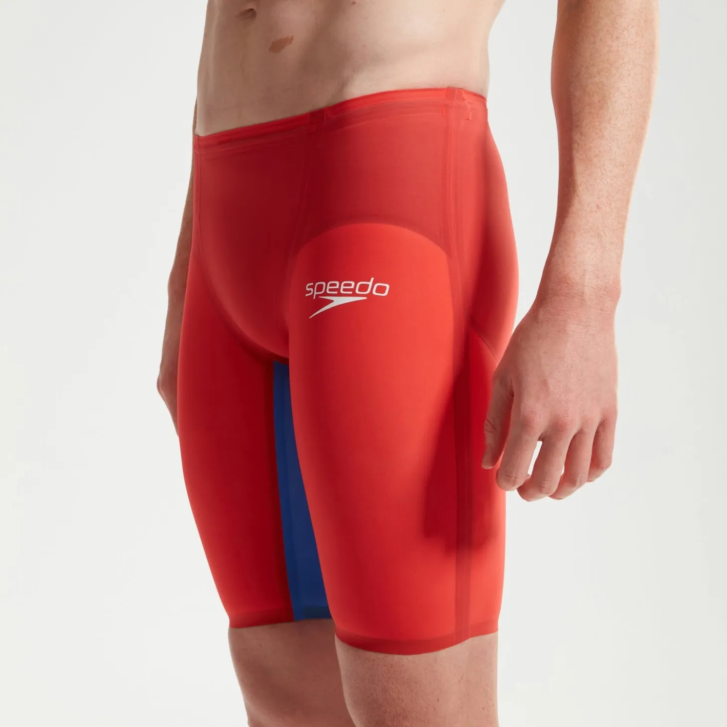Men's Fastskin LZR Pure Valor 2.0 High Waisted Jammer Red/Blue