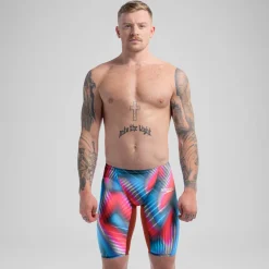 Men's Fastskin LZR Pure Valor 2.0 High Waist Jammer Red/Blue