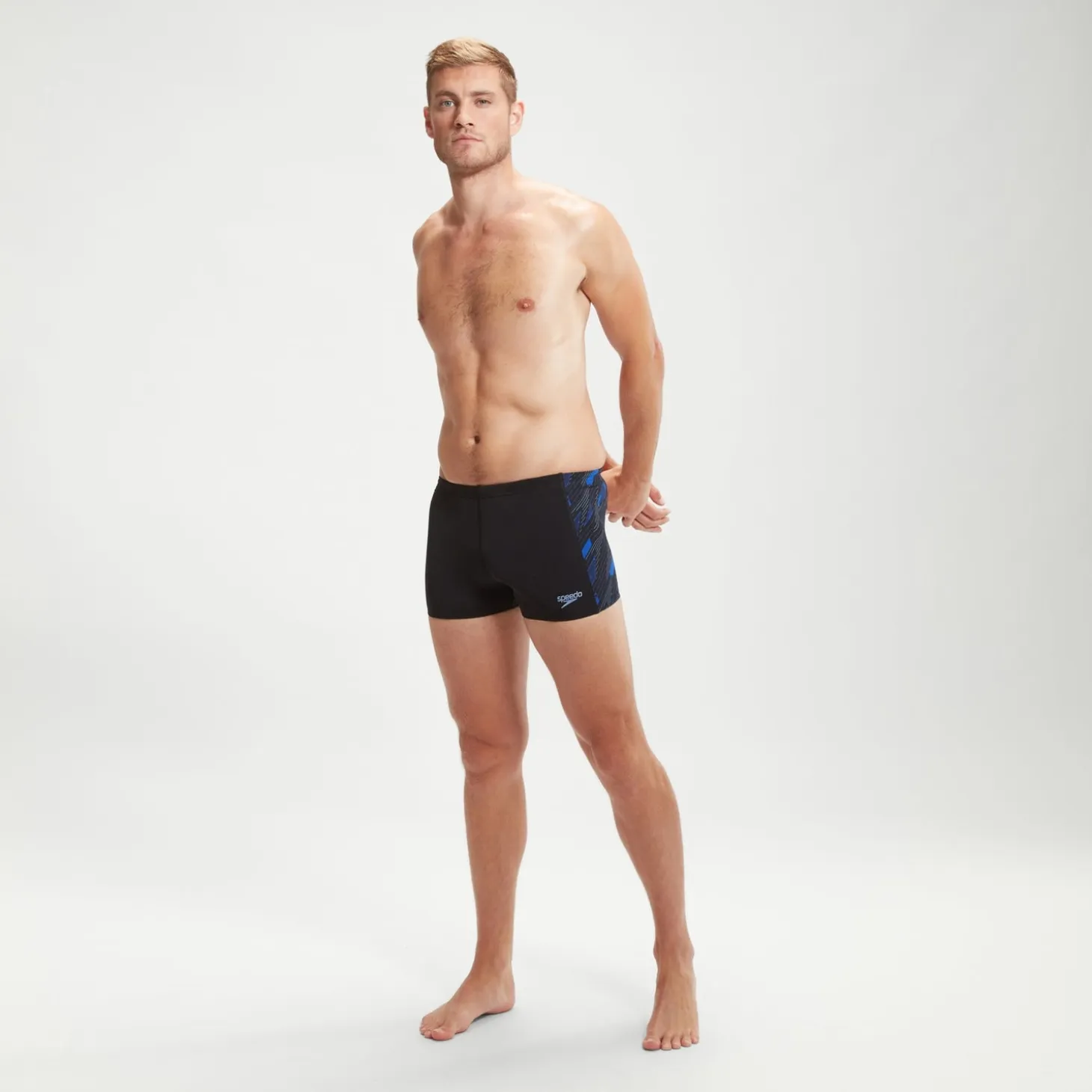 Men's Hyper Boom Panel Aquashort Black/Blue