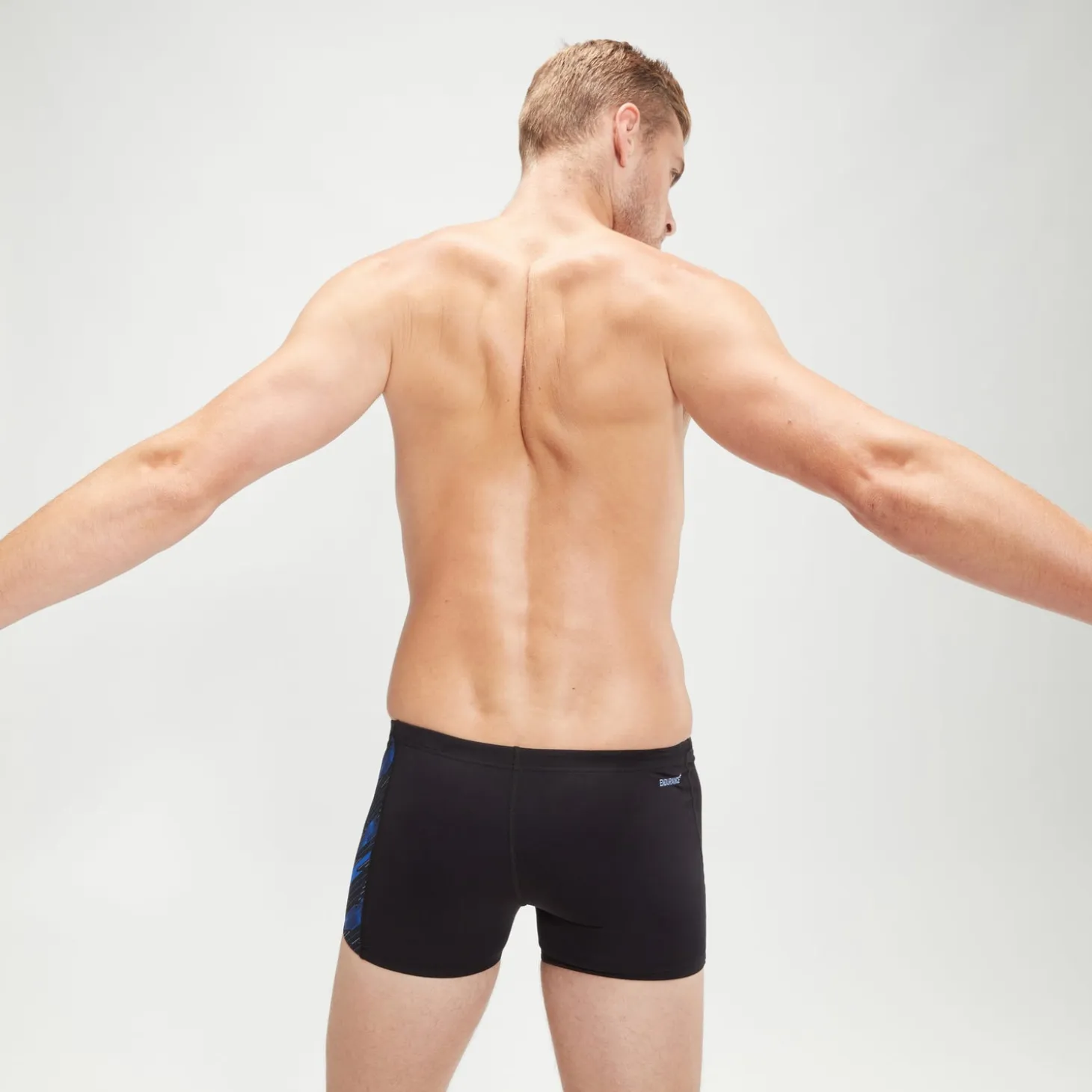 Men's Hyper Boom Panel Aquashort Black/Blue