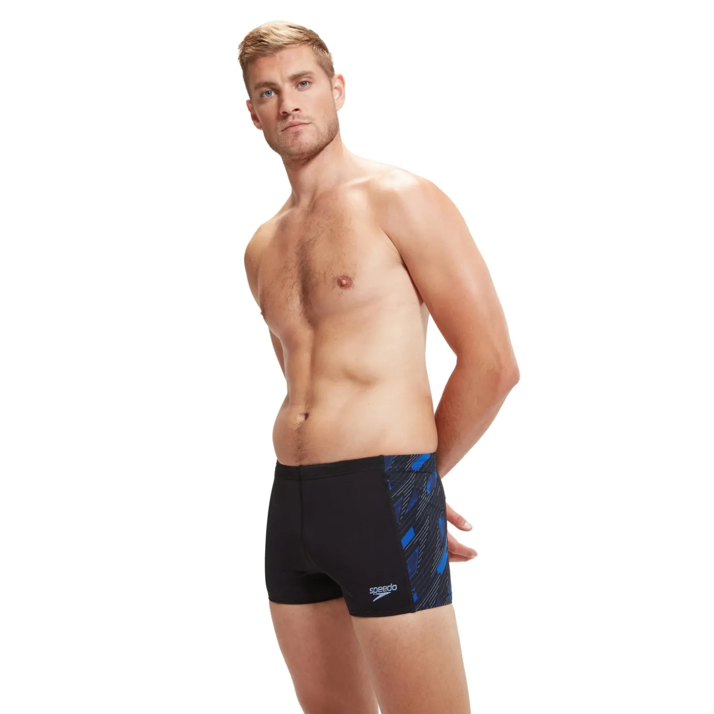 Men's Hyper Boom Panel Aquashort Black/Blue