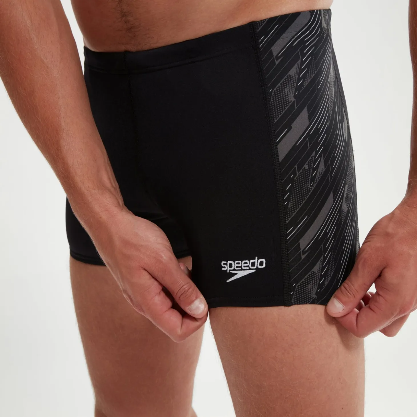 Men's Hyper Boom Panel Aquashort Black/Grey