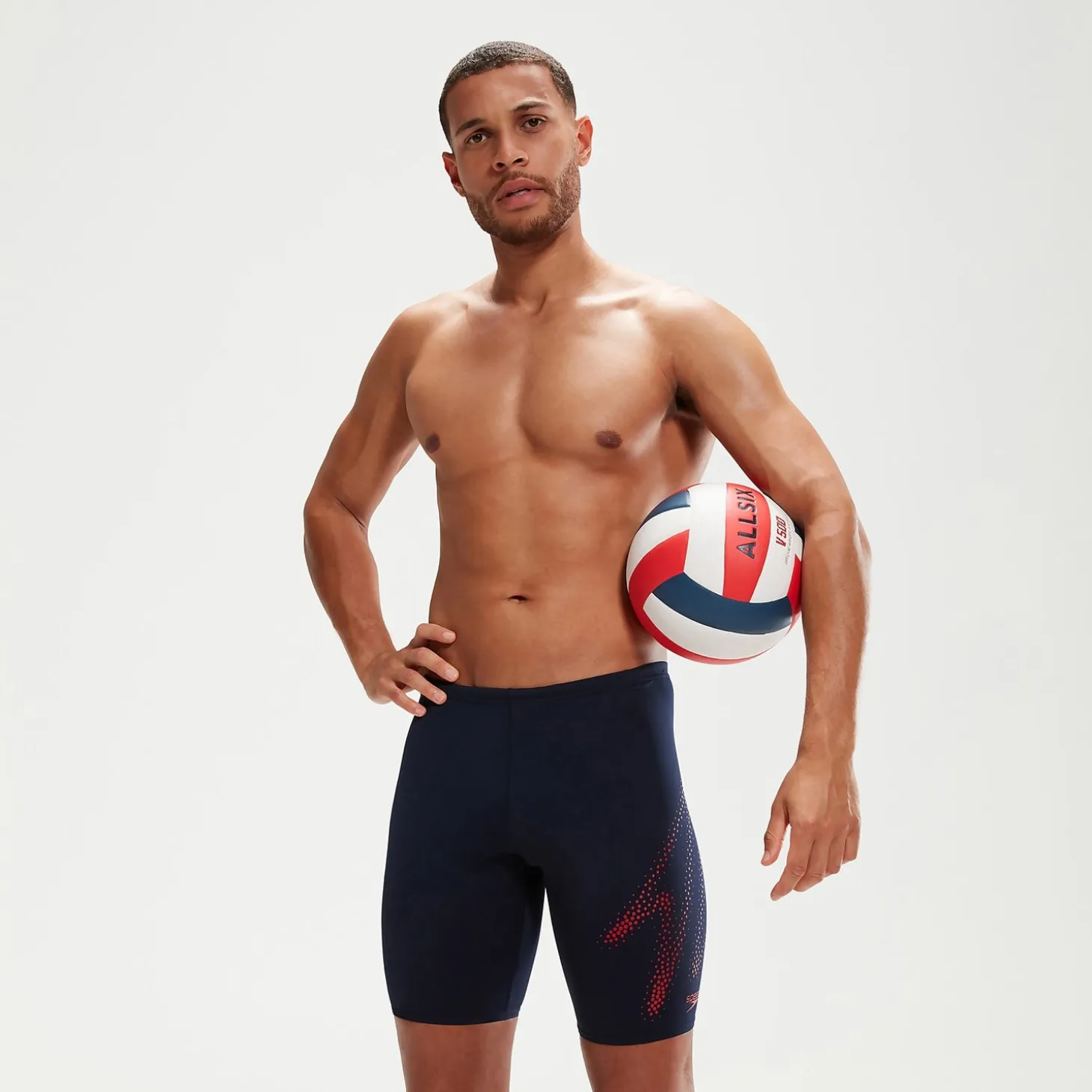 Men's Hyper Boom Placement Jammer Navy/Red