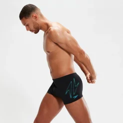 Men's Hyper Boom Placement Aquashorts Black/Bolt