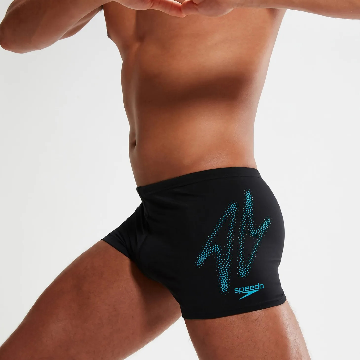 Men's Hyper Boom Placement Aquashorts Black/Bolt