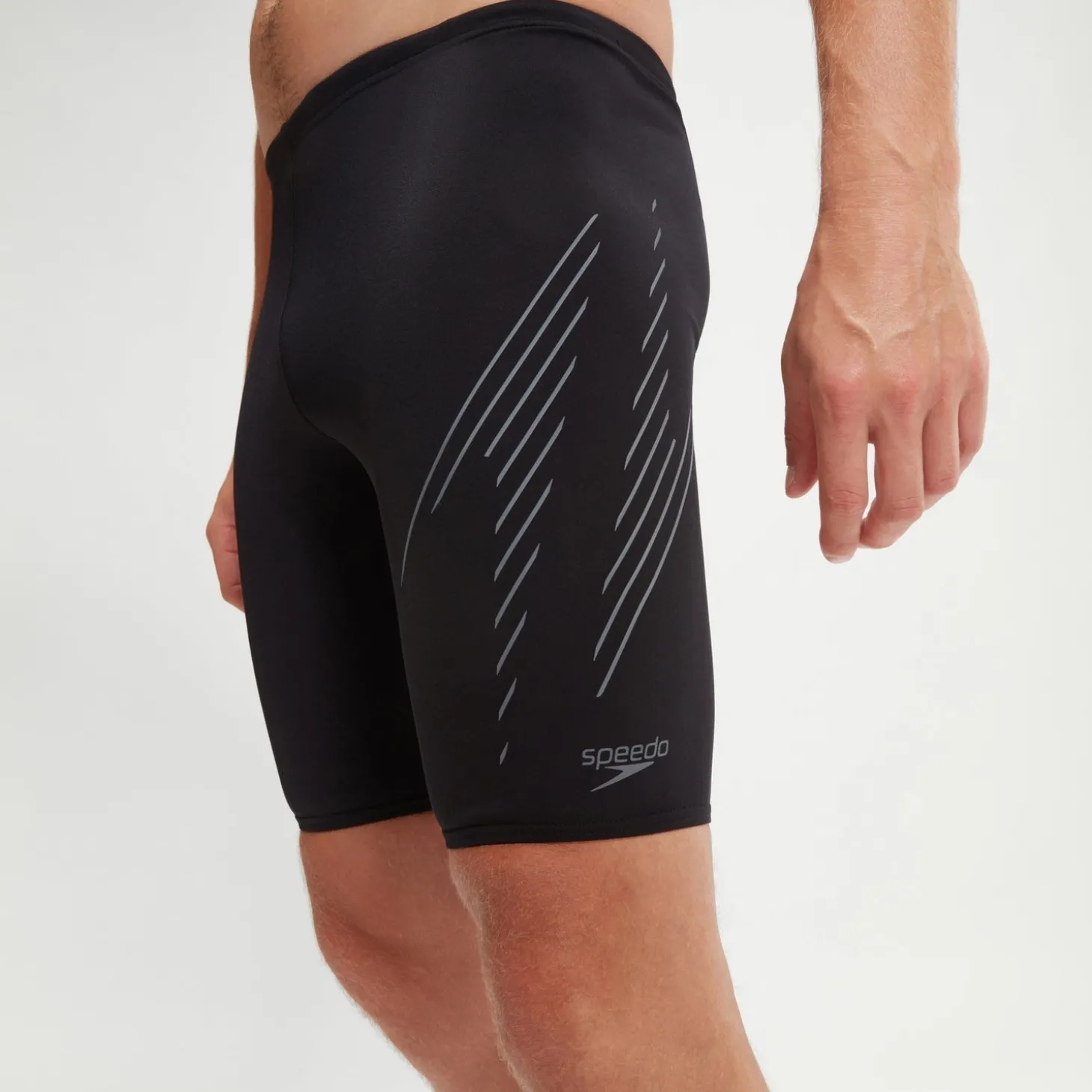 Men's Hyper Boom Placement Jammer Black/Grey