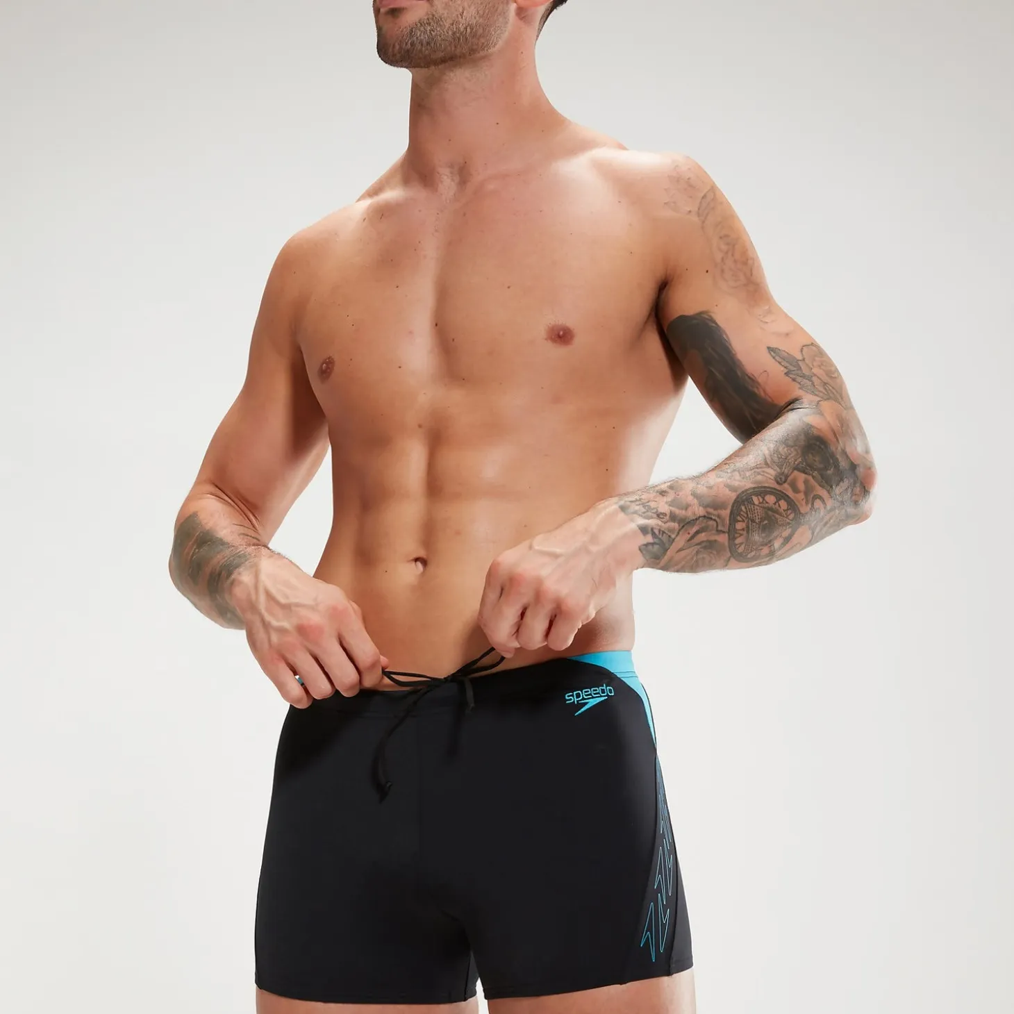 Men's Hyper Boom Splice Aquashorts Black/Blue