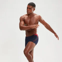 Men's Hyper Boom Splice Aquashorts Navy/Red