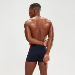 Men's Hyper Boom Splice Aquashorts Navy/Red
