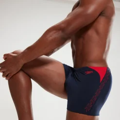 Men's Hyper Boom Splice Aquashorts Navy/Red