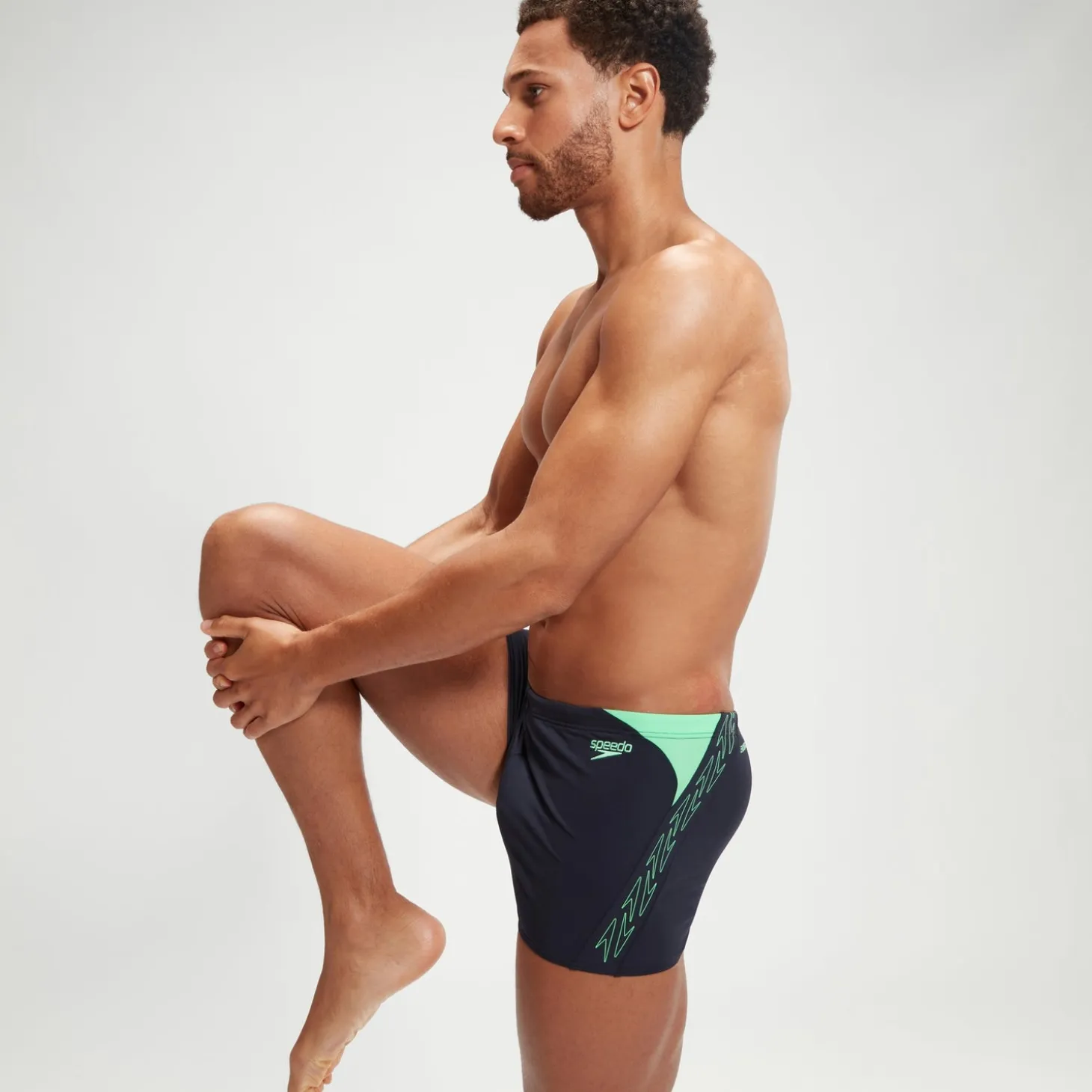 Men's Hyper Boom Splice Aquashort Navy/Green