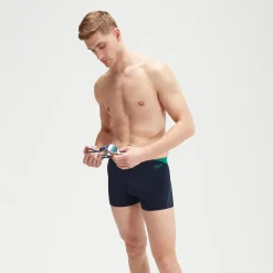 Men's Hyper Boom Splice Aquashorts Navy/Green