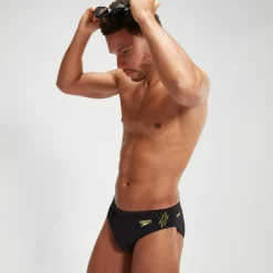 Men's Hyper Boom Splice Brief Black/Yellow