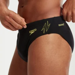 Men's Hyper Boom Splice Brief Black/Yellow
