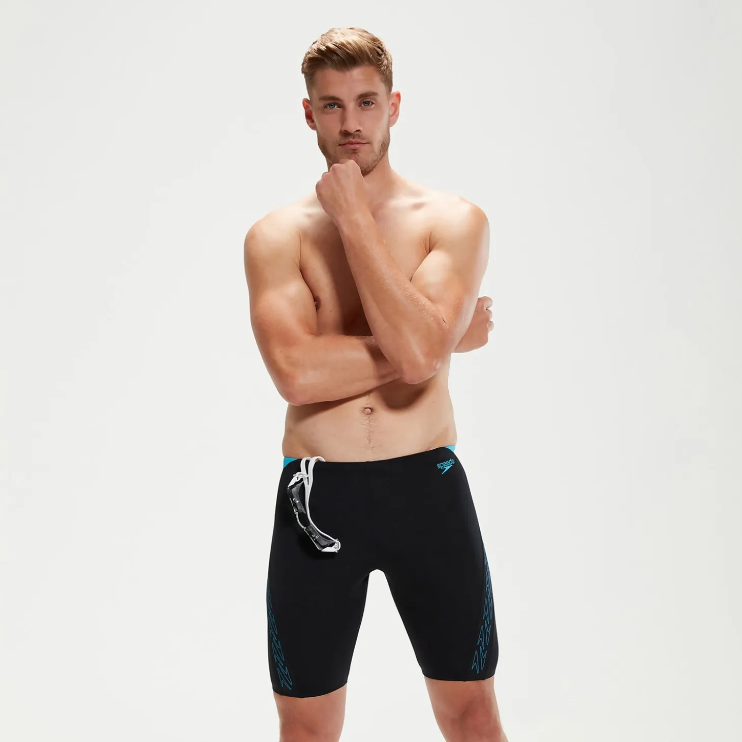 Men's Hyper Boom Splice Jammer Black/Blue