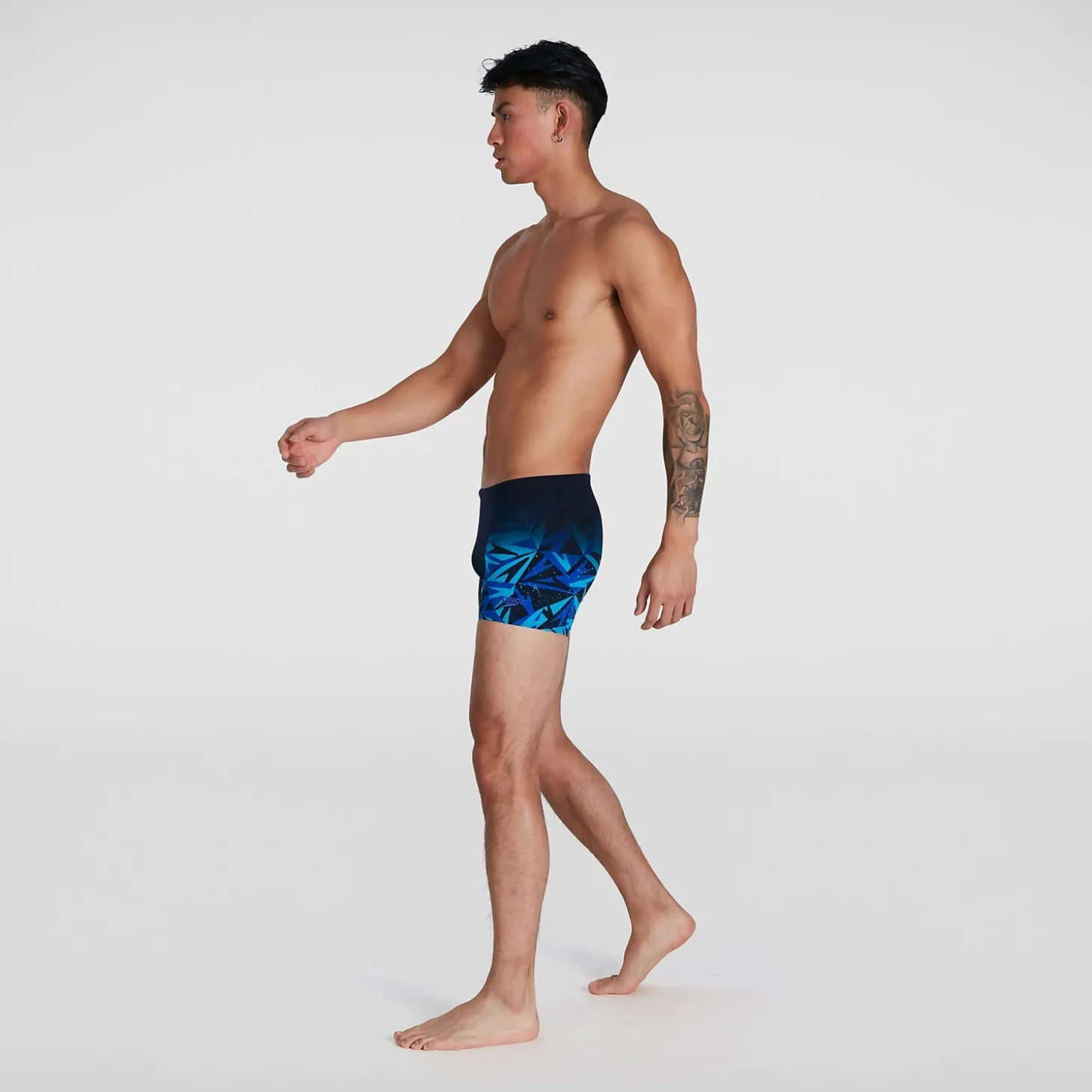 Men's Hyper Boom V-Cut Aquashort Black/Blue