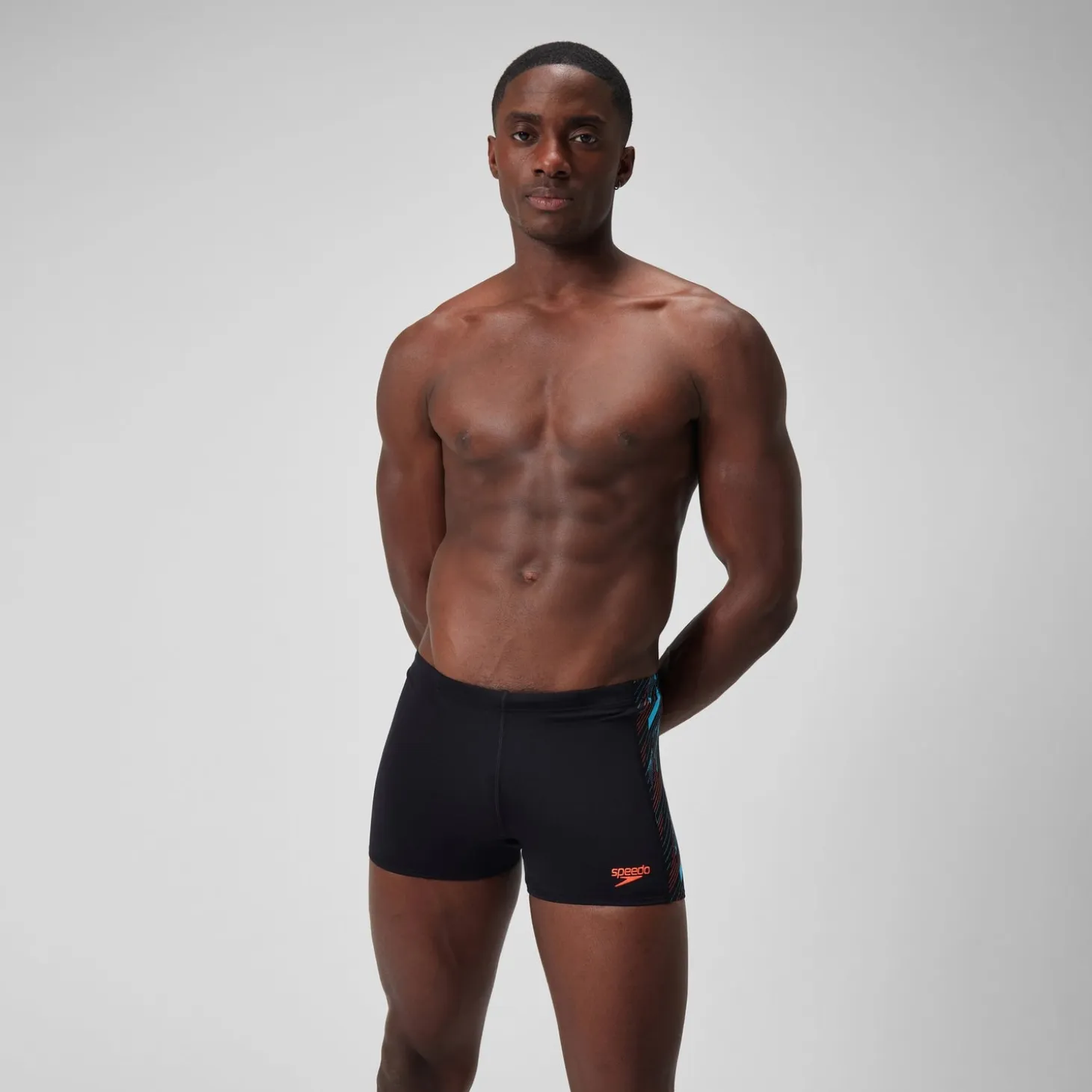 Men's HyperBoom Panel Aquashort Black/Blue