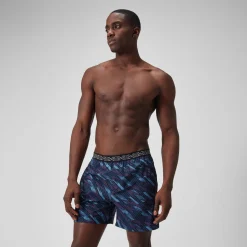 Men's HyperBoom Printed 16" Swim Shorts Black