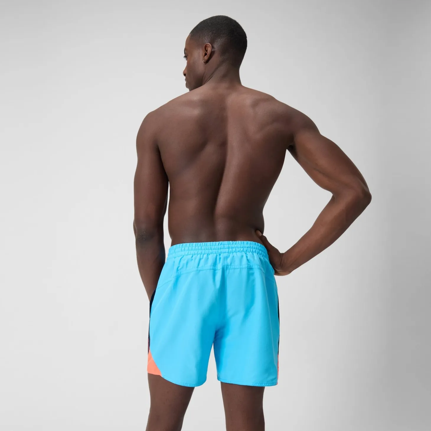 Men's HyperBoom Splice 16" Swim Shorts Blue/Red