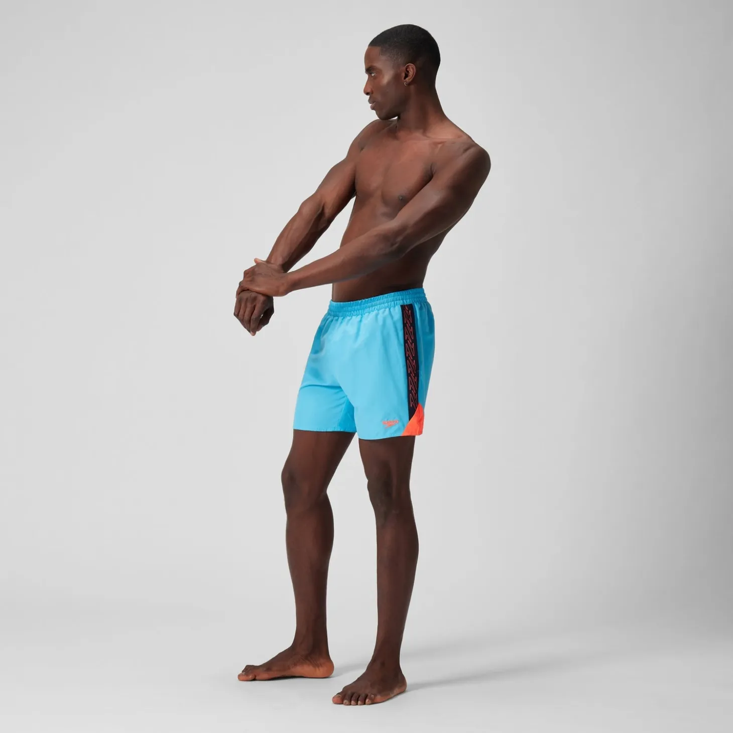 Men's HyperBoom Splice 16" Swim Shorts Blue/Red
