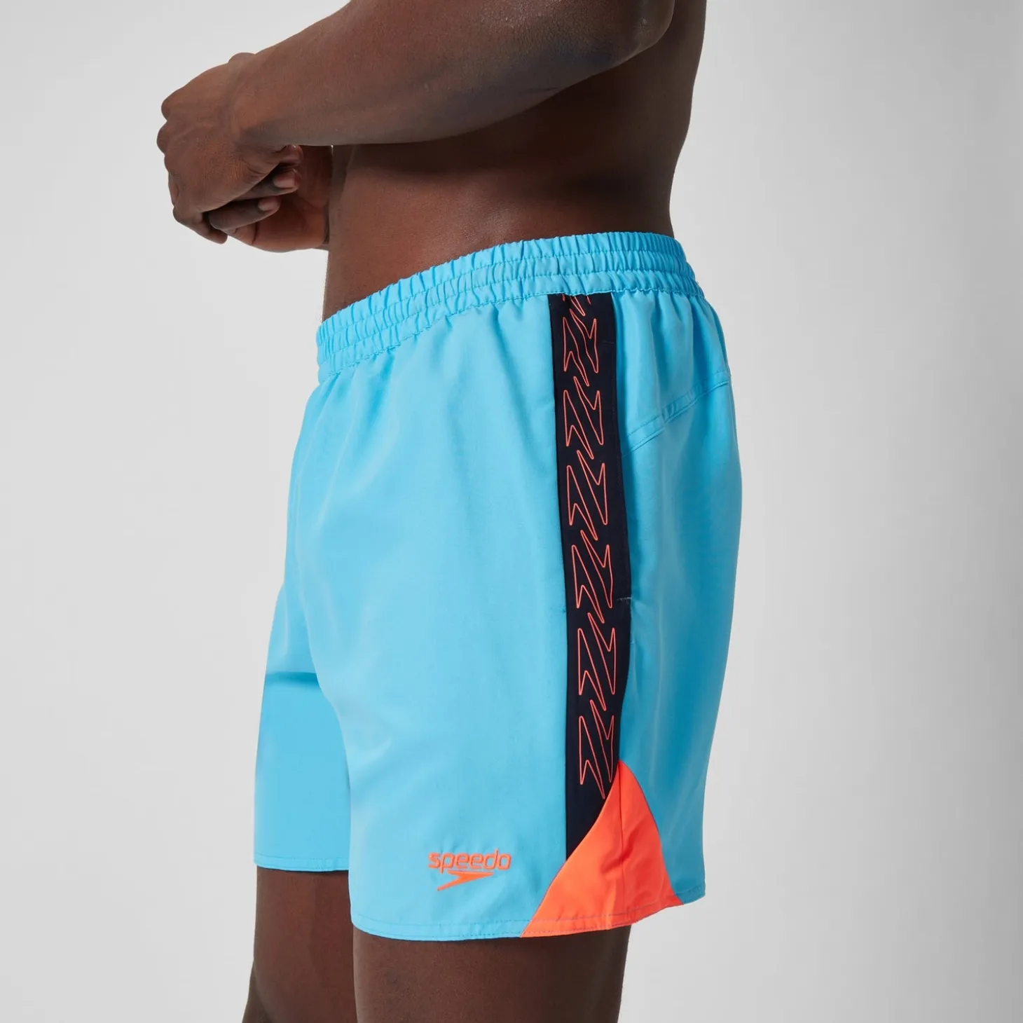 Men's HyperBoom Splice 16" Swim Shorts Blue/Red