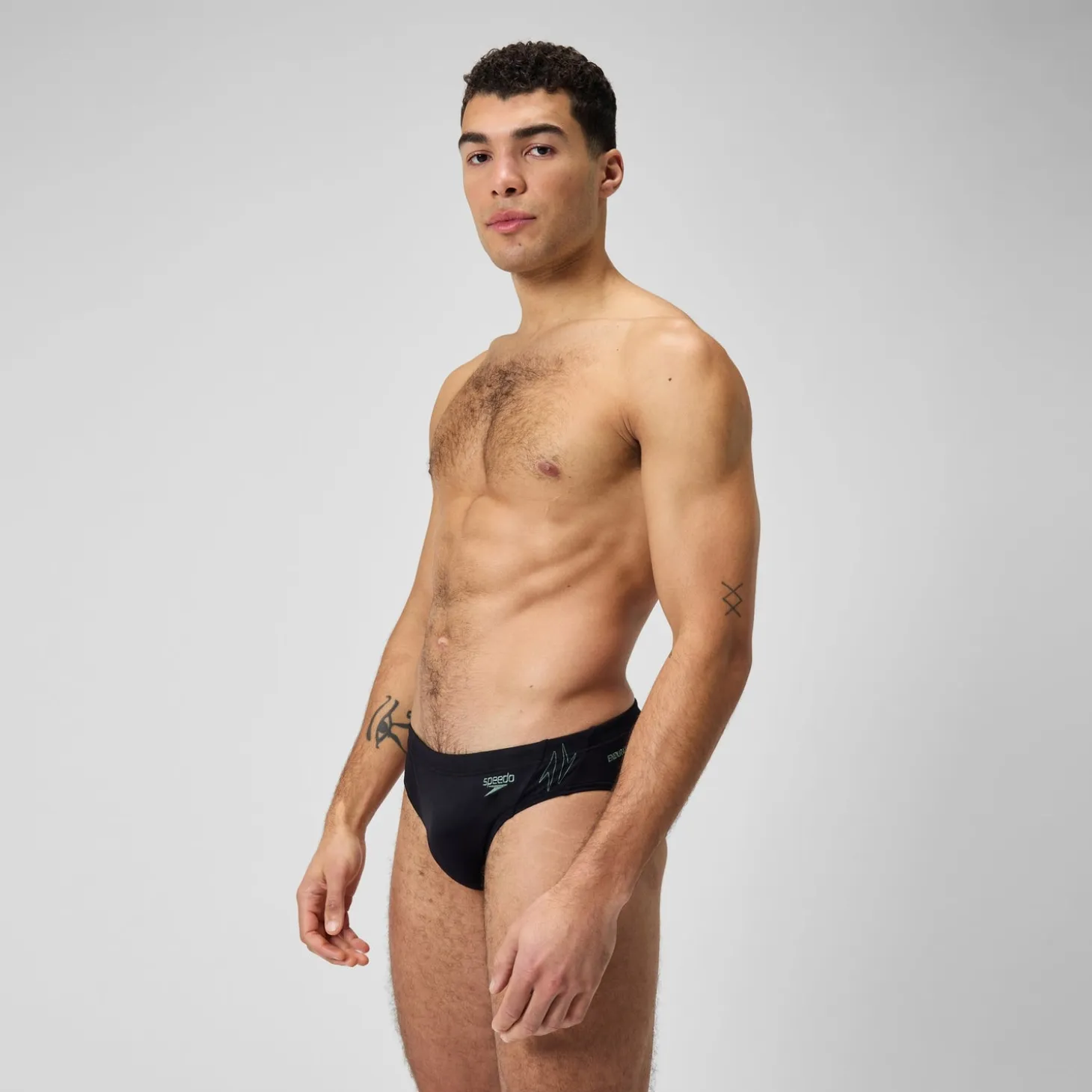 Men's HyperBoom Splice Brief Black/Green