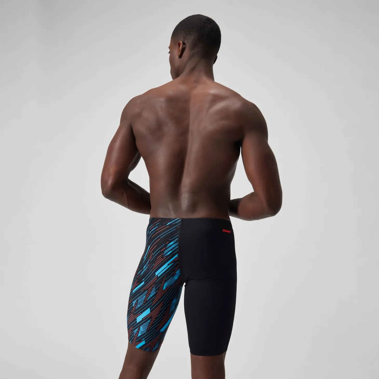 Men's HyperBoom V-Cut Jammer Black/Blue