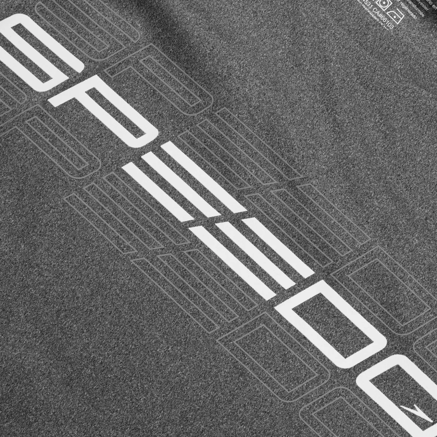 Men's Long Sleeve Graphic Swim Shirt Grey