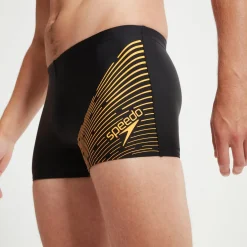 Men's Medley Logo Aquashort Black/Orange
