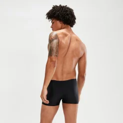 Men's Medley Logo Aquashorts Black/Aqua