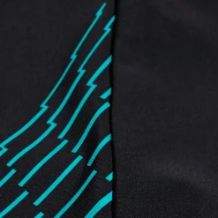 Men's Medley Logo Aquashorts Black/Aqua